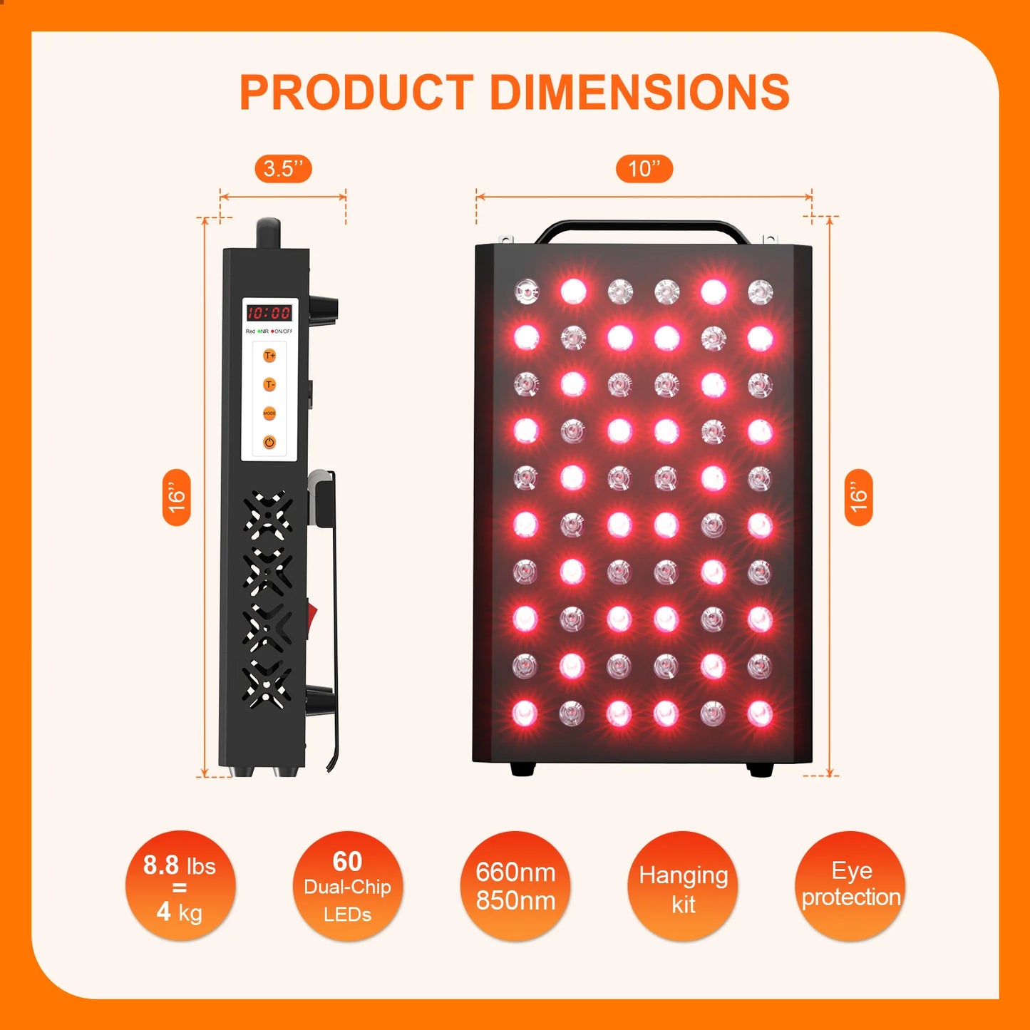 Portable Series Red Light Therapy Device