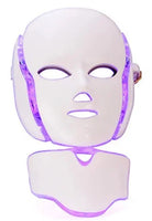Face Mask Light 7 Colors Face and Neck Light Facial Skin Care anti Aging Skin Tightening Wrinkles Toning Mask