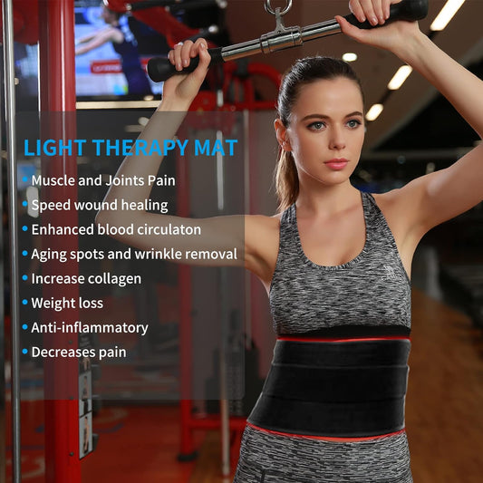LED Light Therapy Device Pad Full Body Covered Pad 660&850Nm,Home Use Red Light Therapy or near Infrared Light Therapy