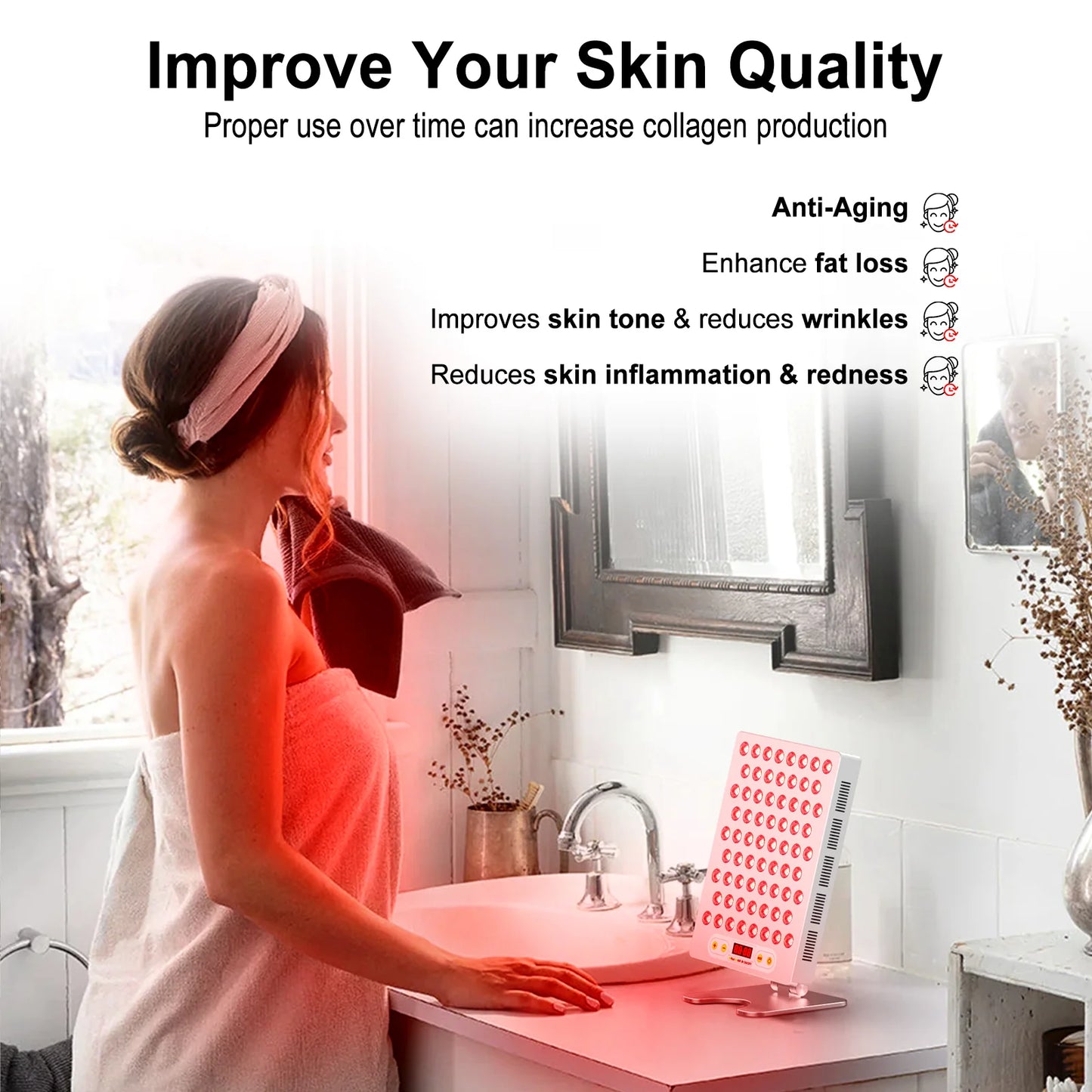 Portable Series Red Light Therapy Device